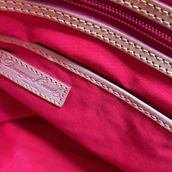 DOONEY &‎ BOURKE Dark Brown Pebbled Leather Extra Large Shopper Tote Bag / Purse - Picture 8 of 15